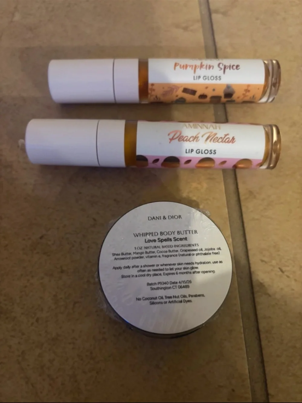 Aminnah Lip Gloss Bundle - Light Peach